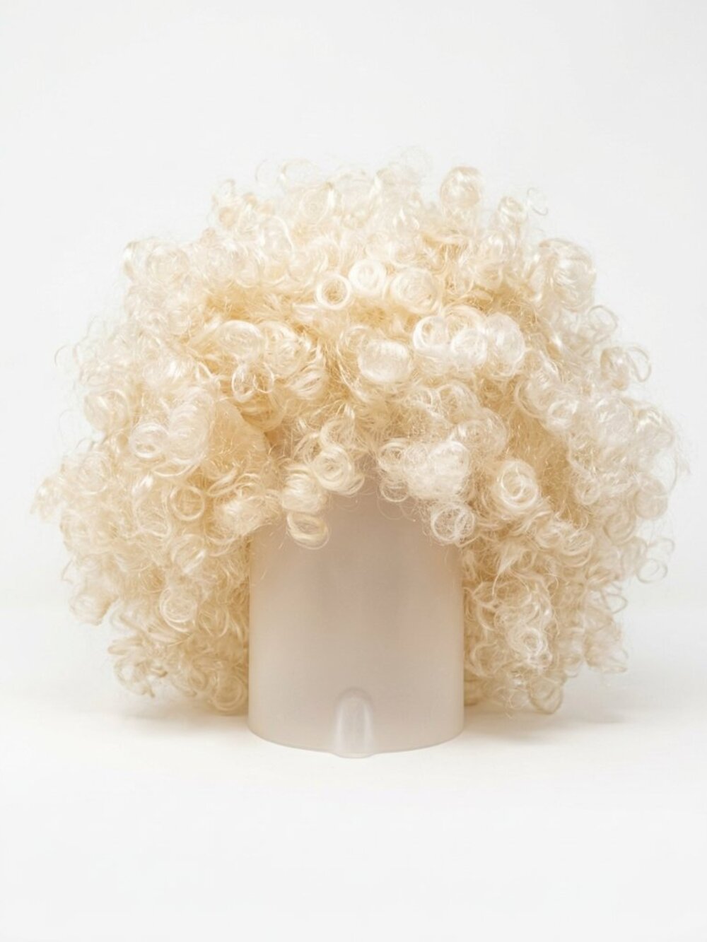 Rubie's Costume Co. - Blonde Curly Afro Synthetic Wig Costume Party Halloween